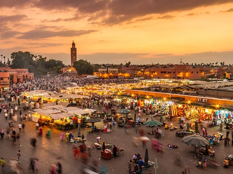 maroc marrakech place el fna